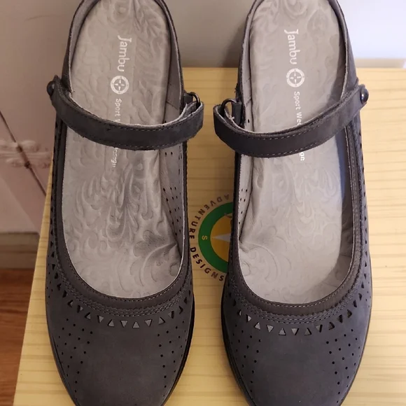 🔥Jambu DYNASTY Women's Black Mary Jane Platforms - Picture 2 of 3